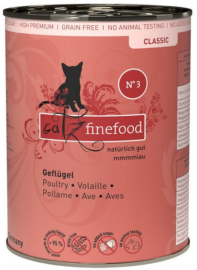 Catz Finefood Classic N.03 Drób puszka 400g - Image 1
