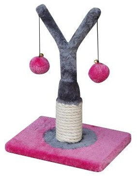 Yarro Drapak Mini Drzewko różowo-szary 18x18x32cm [Y1140] - Image 1