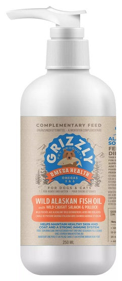 Grizzly Omega Health – olej z dzikiego łososia 250ml