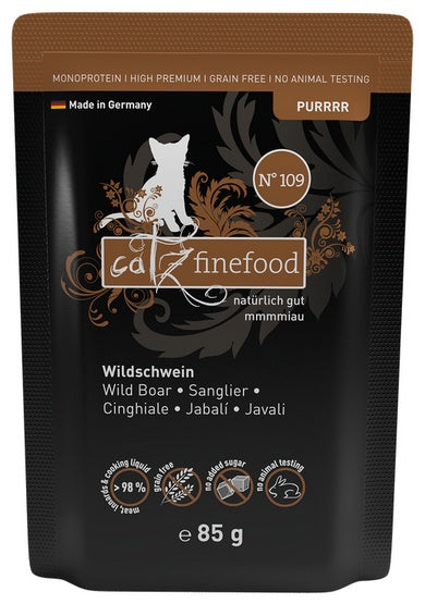Catz Finefood Purrrr N.109 Dzik saszetka 85g - Image 1