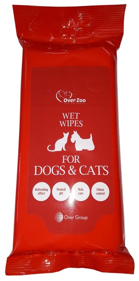 Over Zoo Wet Wipes – chusteczki pielęgnacyjne dla psa i kota