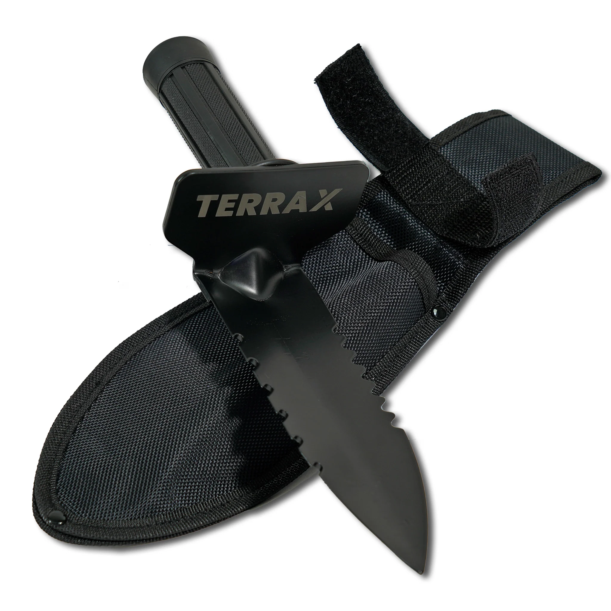 TerraX Heavy Duty Hand Digger - Shovel with Belt Sheath  Ideal for Landscaping, Gardening, Metal Detecting, and Gold Prospecting - Image 3