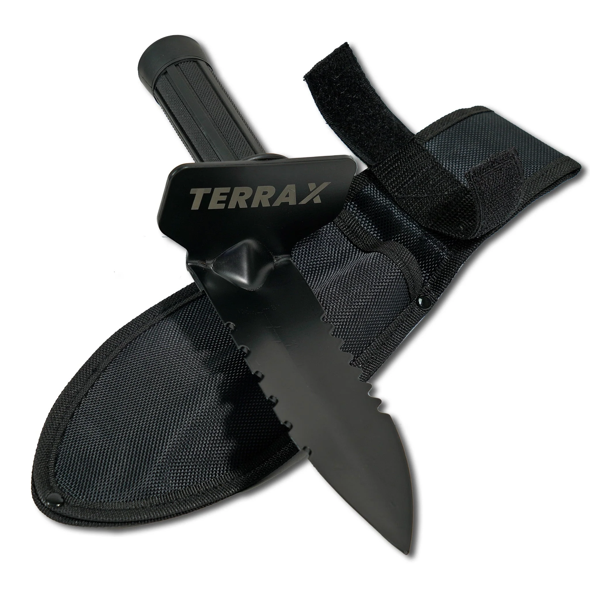 TerraX Heavy Duty Hand Digger - Shovel with Belt Sheath and Finds Pouch - Image 2