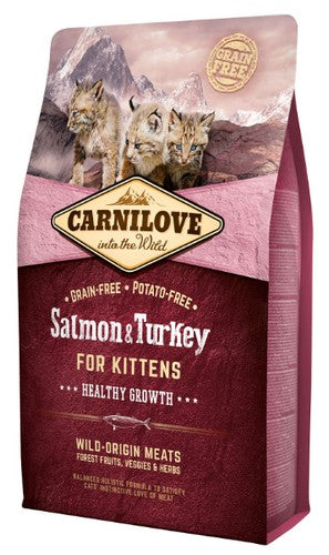 Carnilove Cat Salmon & Turkey for Kittens – łosoś i indyk 2kg