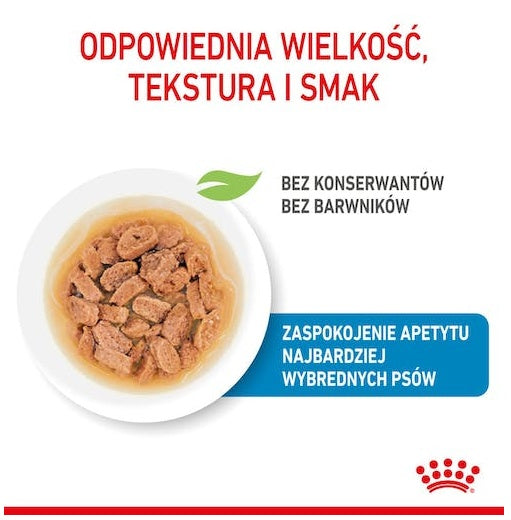 Royal Canin Mini Puppy karma mokra w sosie dla szczeniąt, od 2 do 10 miesiąca życia, ras małych saszetka 85g - Image 2