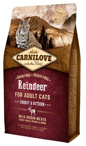 Carnilove Cat Reindeer Energy & Outdoor – renifer 2kg