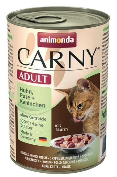 Animonda Carny Adult Kurczak, Indyk + Królik puszka 400g - Image 2