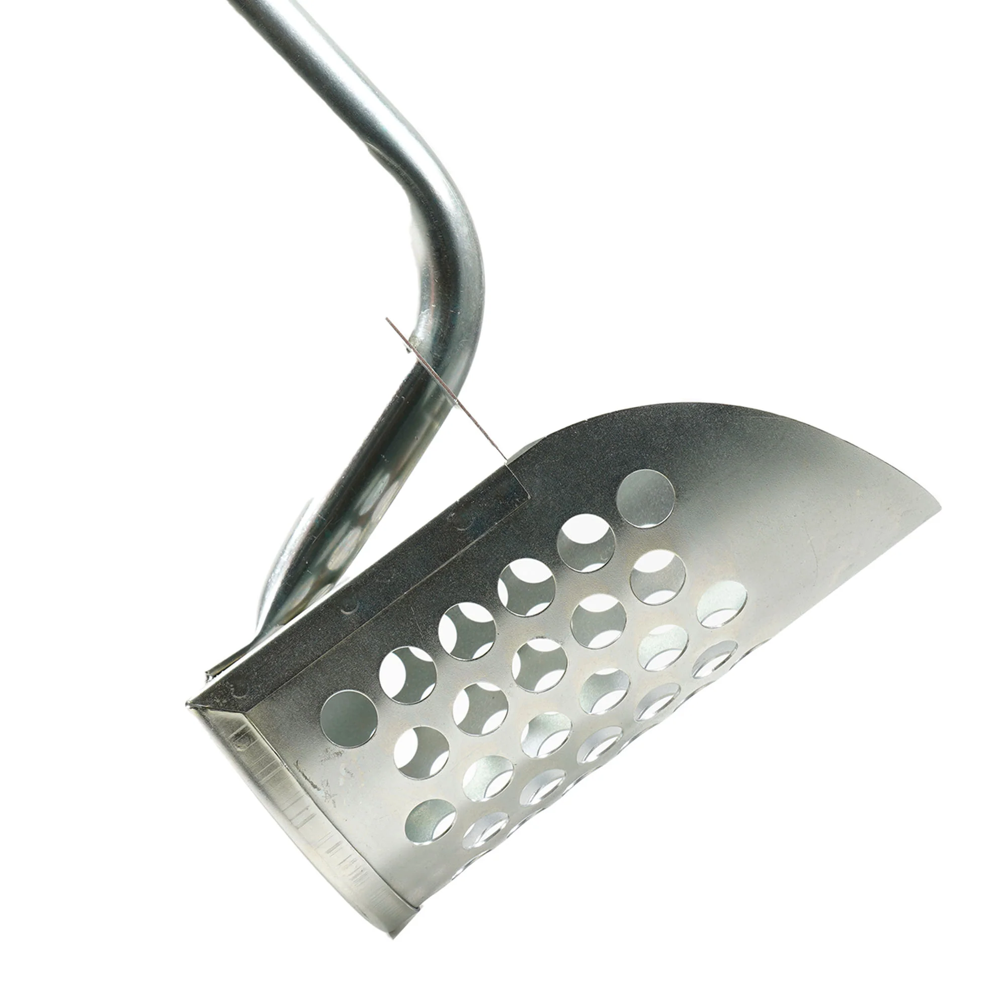 Dune Scoops Galvanized Metal Long Handle Sand Scoop, Heavy Duty Large Scoop and Finds Pouch for Metal Detecting - Image 3