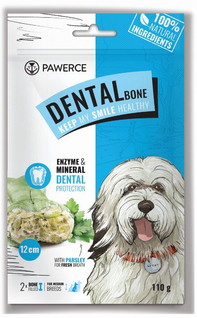 Pawerce Dental Bone Medium Breeds 2szt/op 110g/12cm - Image 1