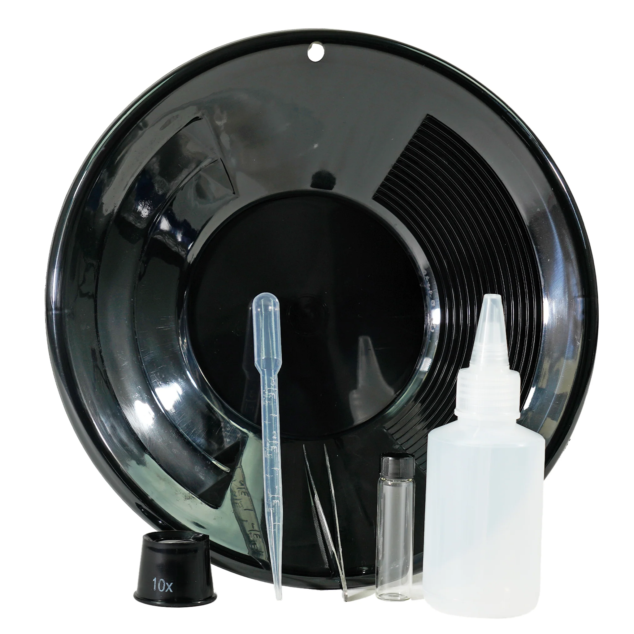 TerraX 6 pc Gold Panning Kit: Green, Black, Blue - Image 2