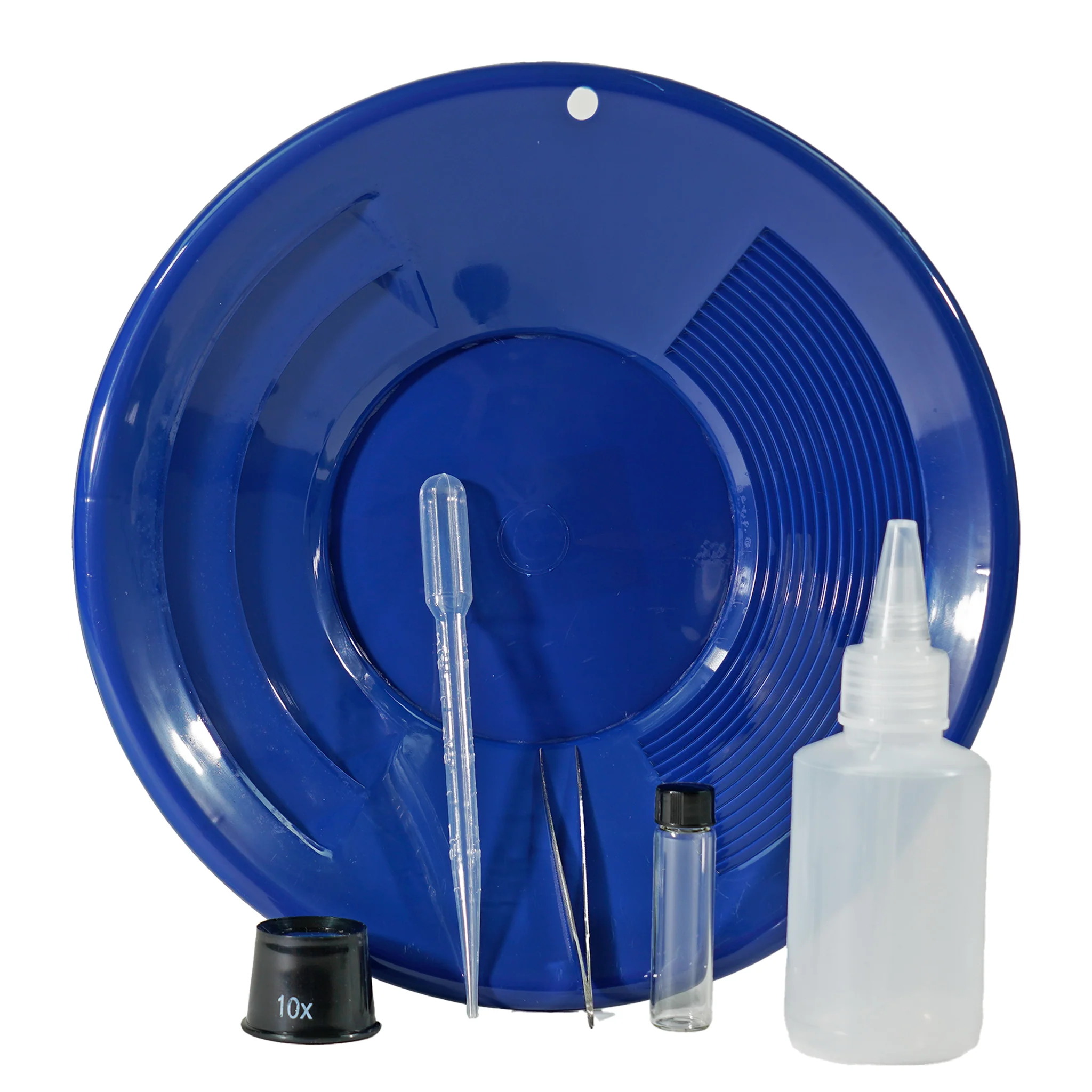 TerraX 6 pc Gold Panning Kit: Green, Black, Blue - Image 3