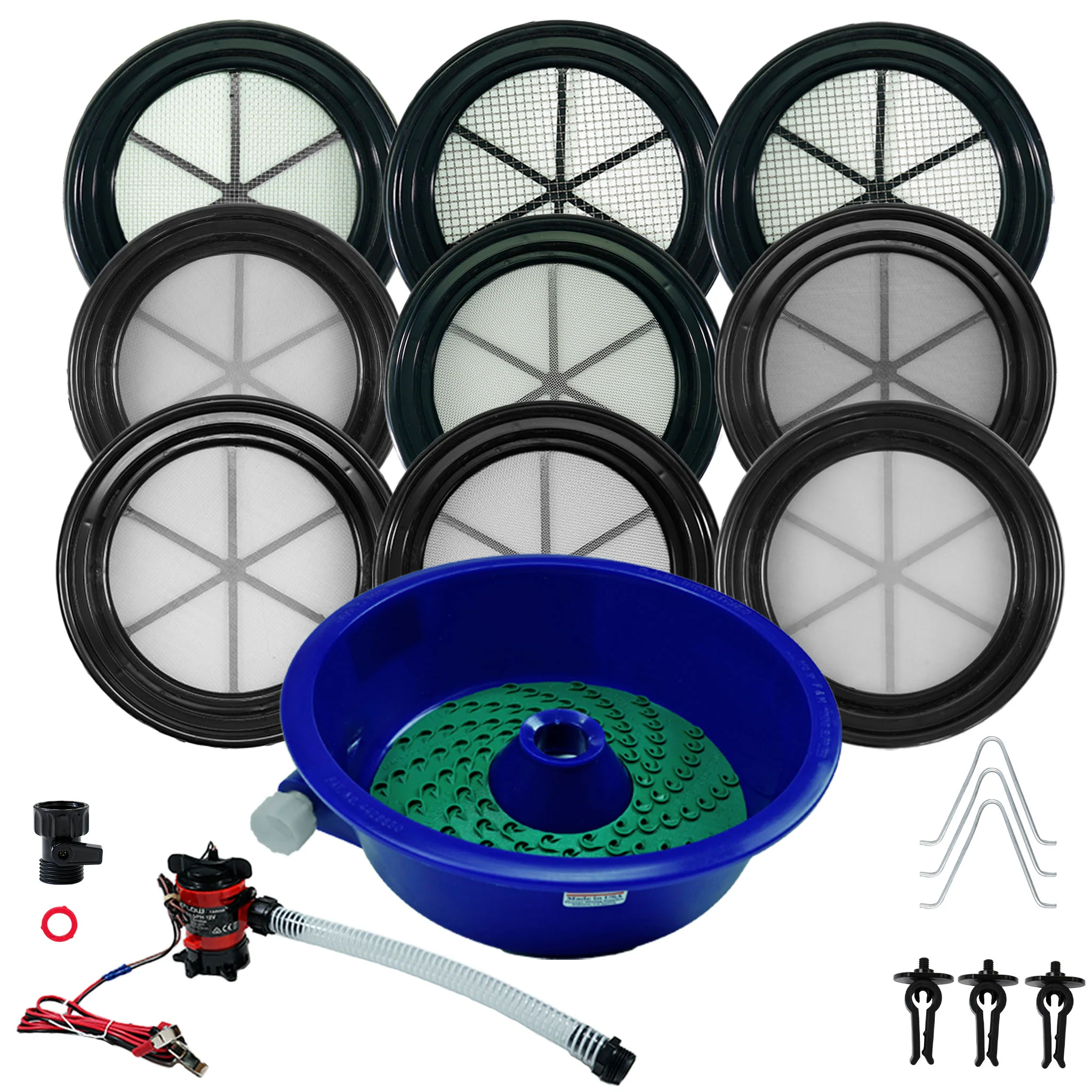 TerraX Blue Bowl Gold Concentrator Complete Kit - USA Made - Image 1