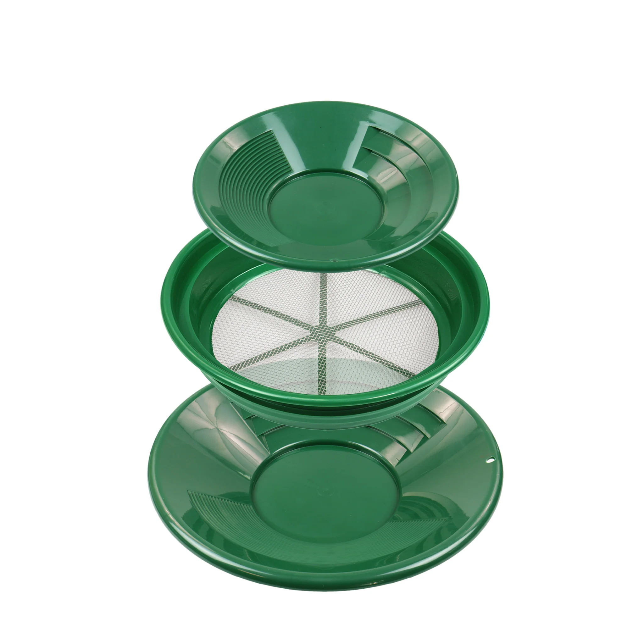 TerraX Gold Panning Kit – 14” & 10” Pans, 1/2” Classifier and Essential Accessories - Image 2
