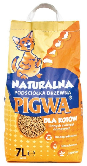 Pigwa drzewna – podściółka dla kotów i gryzoni – żwirek drewniany 7L