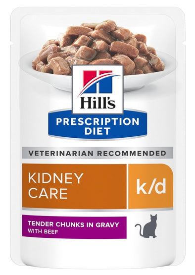 Hill's Prescription Diet k/d Feline Wołowina saszetka 85g - Image 1