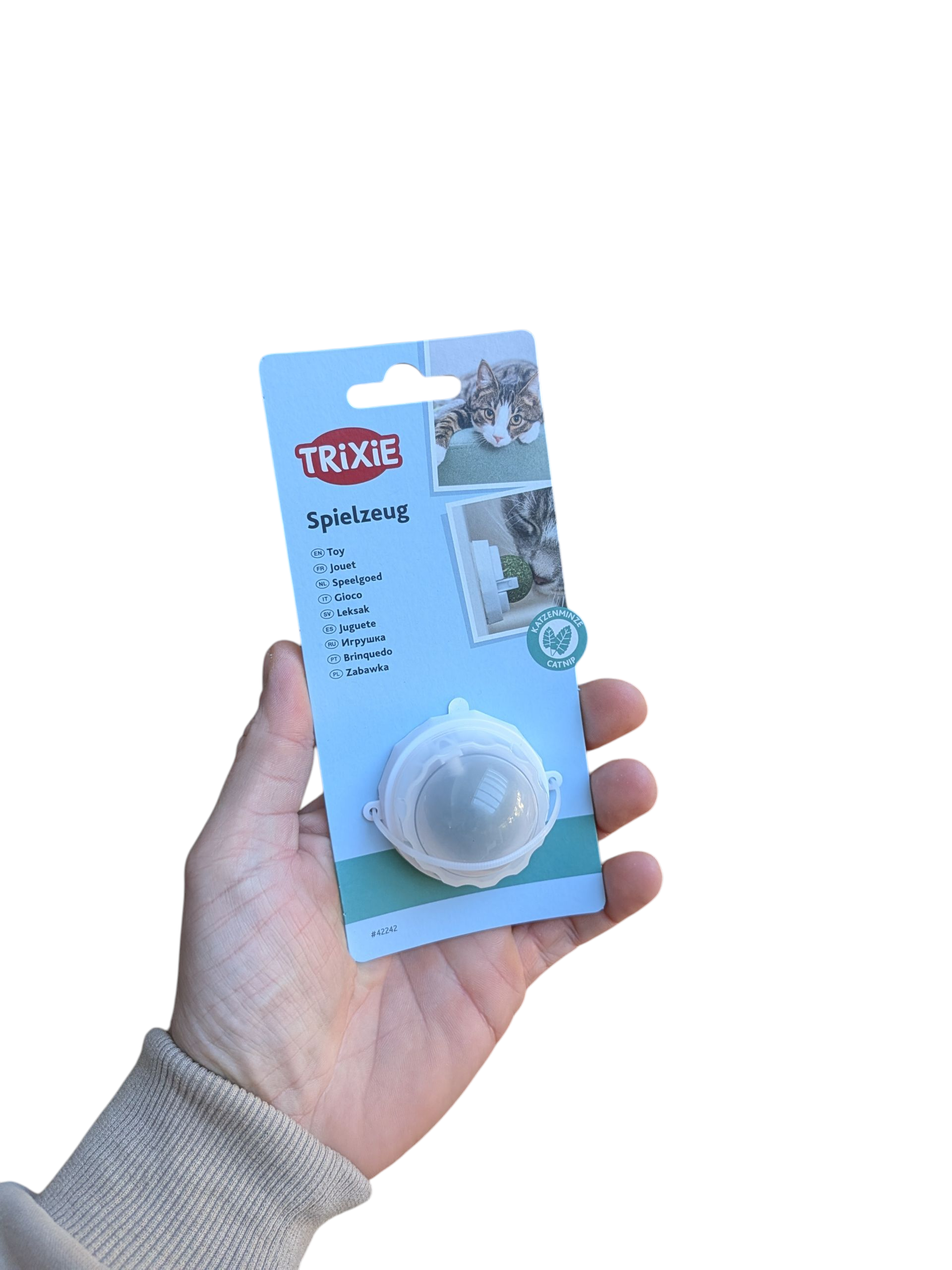 Trixie Catnip Ball with Holder Self-Adhesive - Image 2