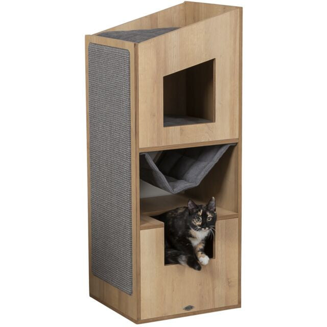 Trixie Citystyle Cat Tower Brown/Gray