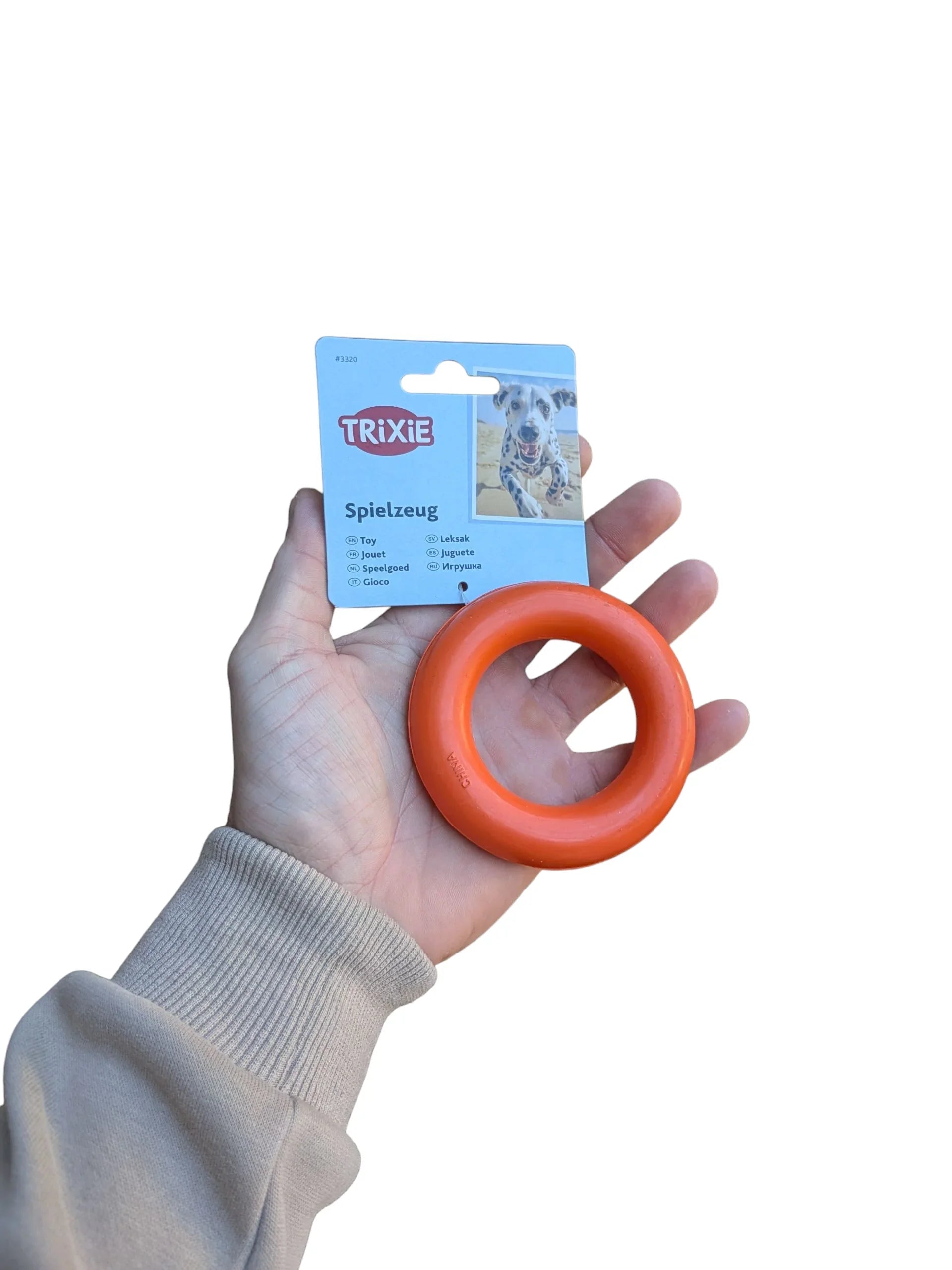 Trixie Ring Natural Rubber Assorted - Packaged individually or in sets of 3. - Image 1