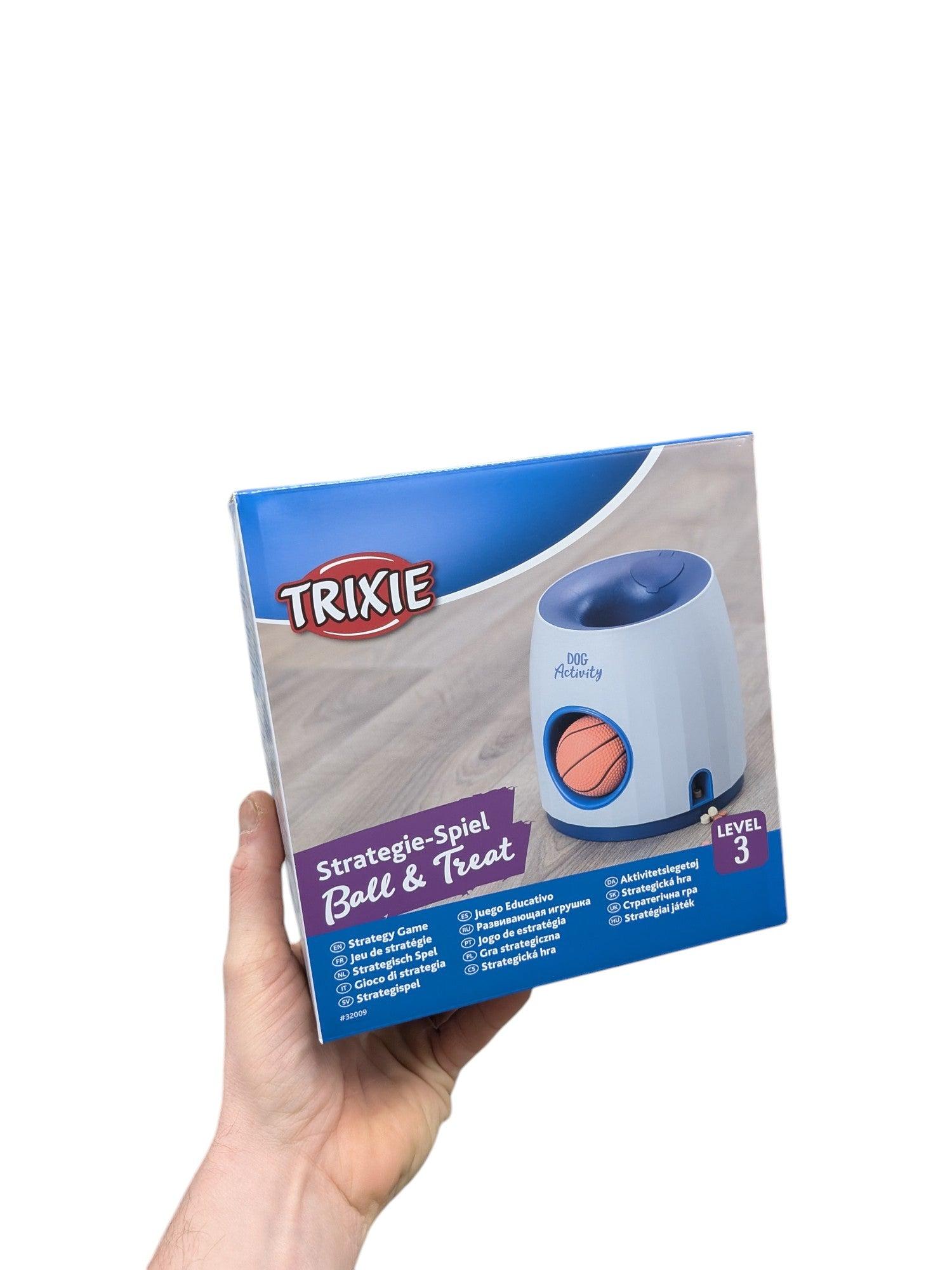 Trixie Dog Activity Strategy Game Ball&Treat - interactive dog toy - includes ball - Image 2