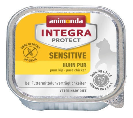 Animonda Integra Protect Sensitive dla kota – z kurczakiem tacka 100g
