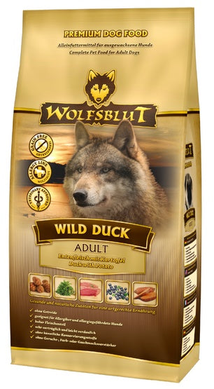Wolfsblut Dog Wild Duck - kaczka i ziemniaki 2kg - Image 1