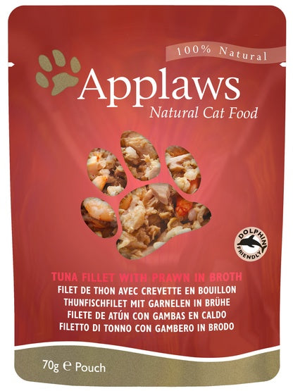 Applaws saszetka dla kota Tuńczyk i Krewetki Pacyficzne 70g - Image 3