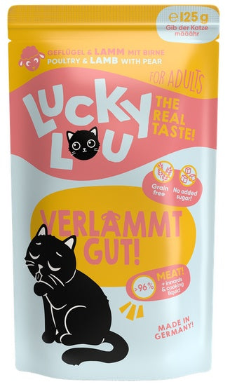 Lucky Lou Lifestage Adult Drób i jagnięcina saszetka 125g - Image 2