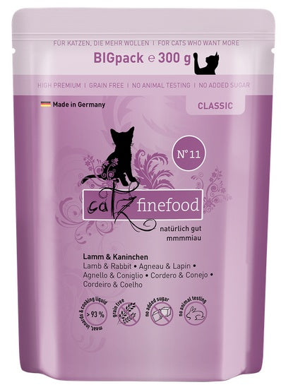 Catz Finefood Classic N.11 Jagnięcina i Królik saszetka 300g - Image 1