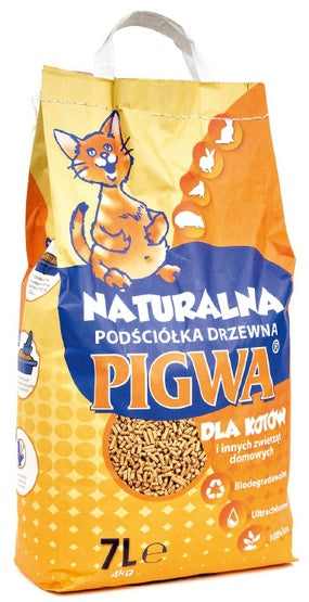 Pigwa drzewna - podściółka dla kotów i gryzoni - żwirek drewniany 7L - Image 2
