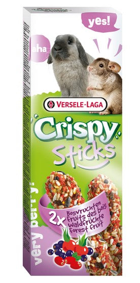 Versele-Laga Crispy Sticks Rabbit & Chinchilla Forest Fruits – kolby dla królików i szynszyli z leśnymi owocami 110g