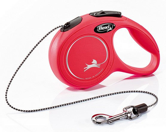 Flexi New Classic Smycz linka XS 3m czerwona [FL-2405] - Image 1