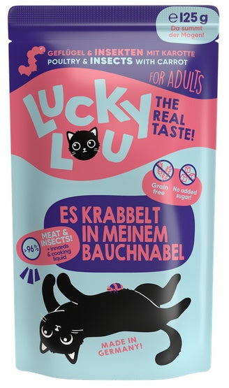 Lucky Lou Lifestage Adult Drób i owady saszetka 125g - Image 2