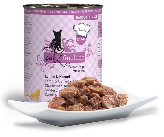 Catz Finefood Ragout N.611 Jagnięcina i Wielbłąd puszka 380g - Image 2