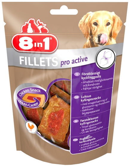 8in1 Fillets Pro Active - przekąska na stawy 80g - Image 2