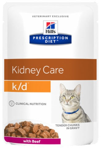 Hill's Prescription Diet k/d Feline Wołowina saszetka 85g - Image 2
