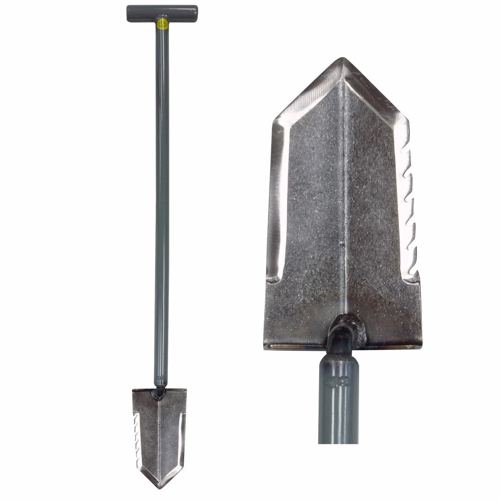 Lesche T- Handle 36" Heavy Duty Shovel with Serrated Blade - Image 1