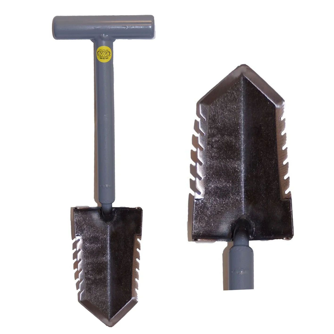 Lesche Sampson Pro-Series 18" Mini Shovel w/ Double Edge - Image 1