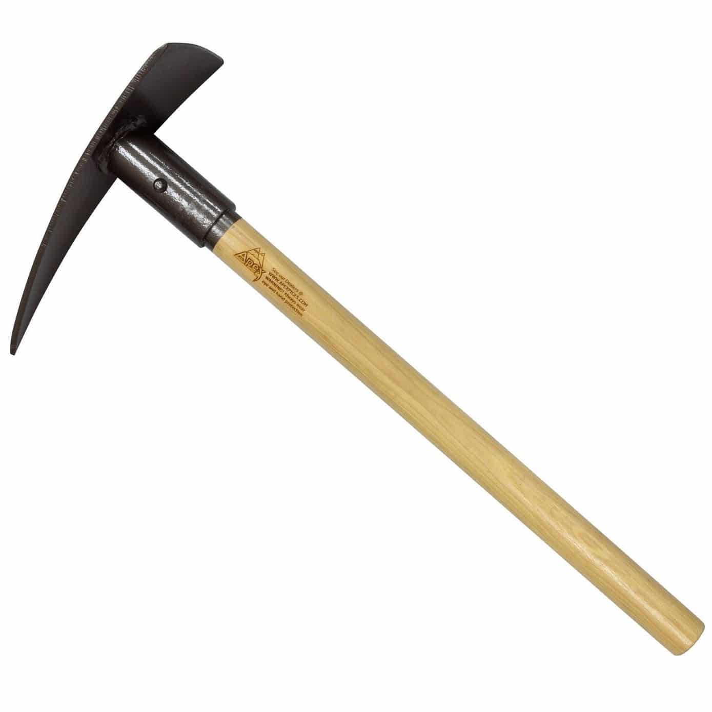 Apex Talon Stubby Pick – 24″ Hickory Handle Metal Detecting