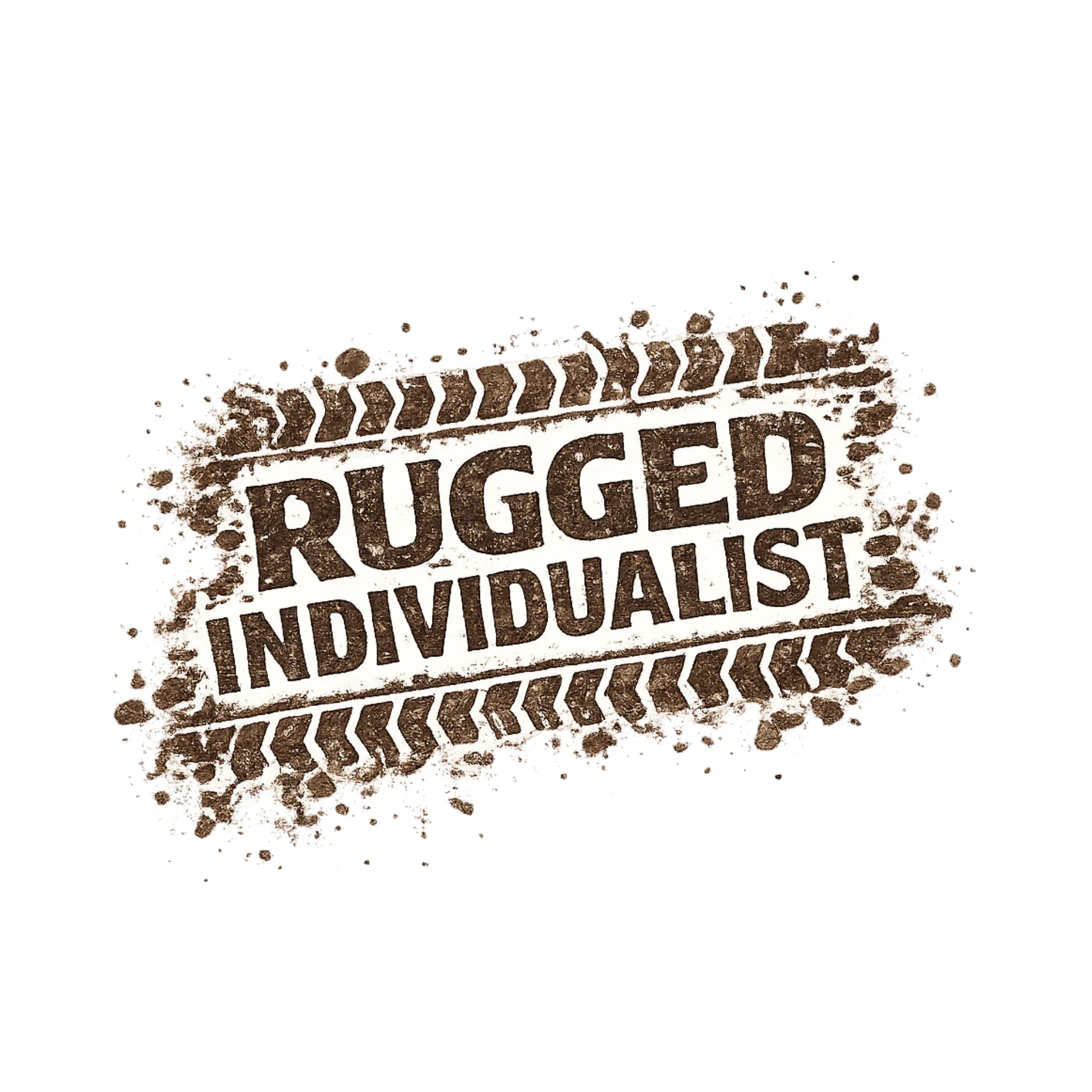 T-Shirt - Rugged Individualist Tire Track Tee - Image 3