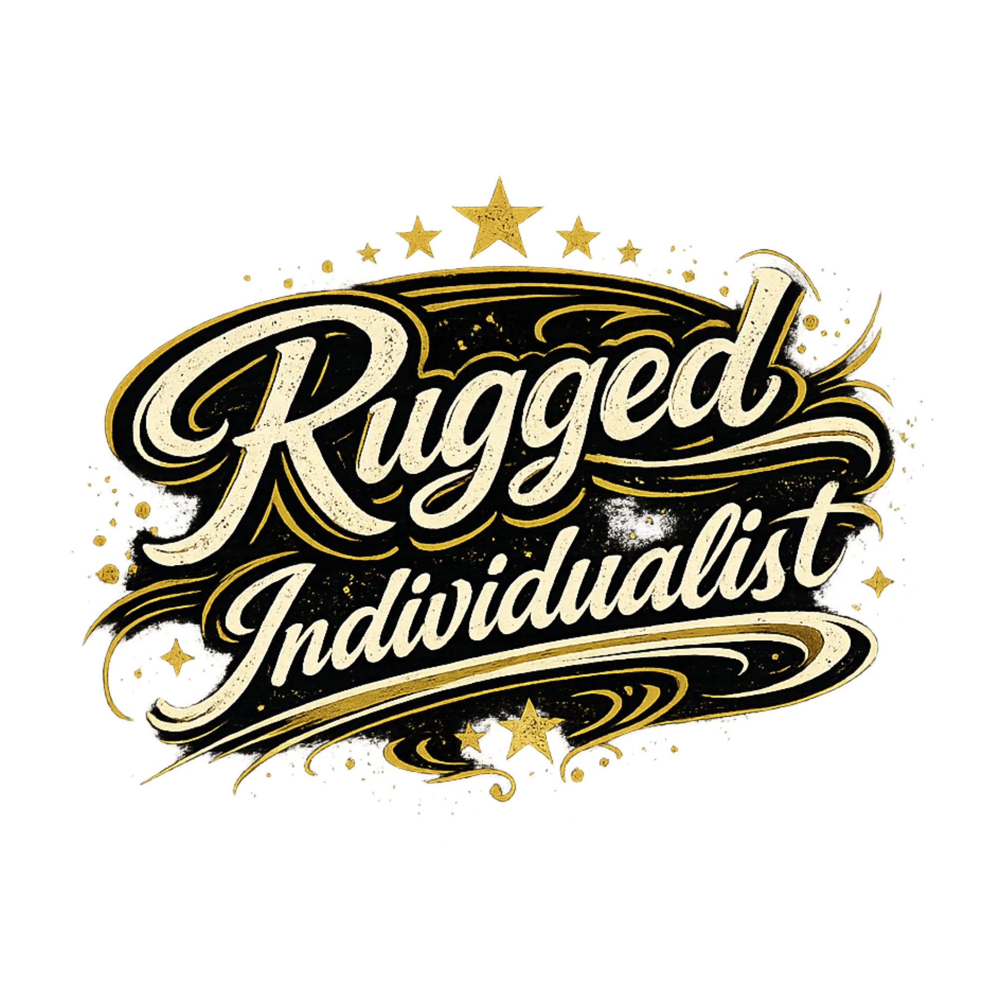 T-Shirt - Rugged Individualist Groovy Tee - Image 3
