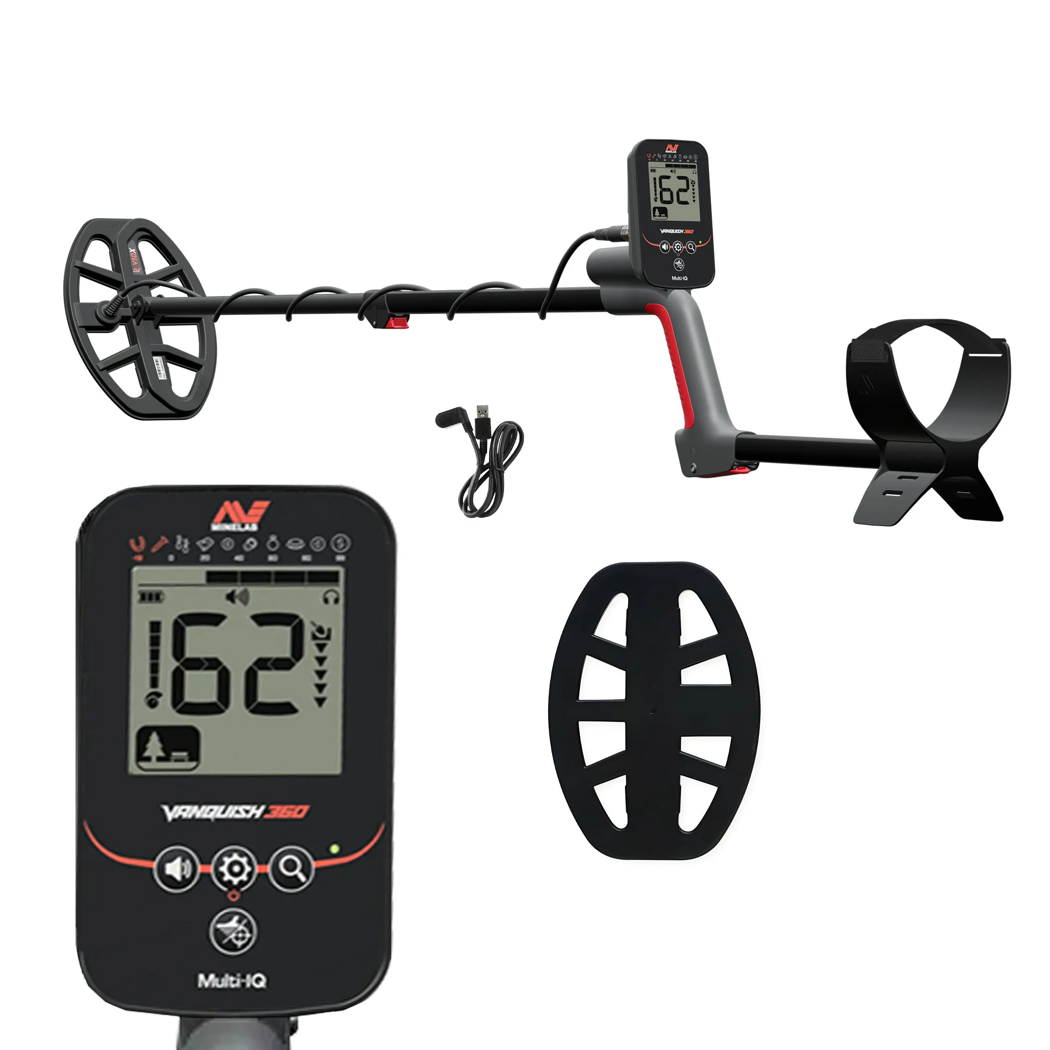 Minelab VANQUISH 360 Waterproof Multi-Frequency Metal Detector - Image 1