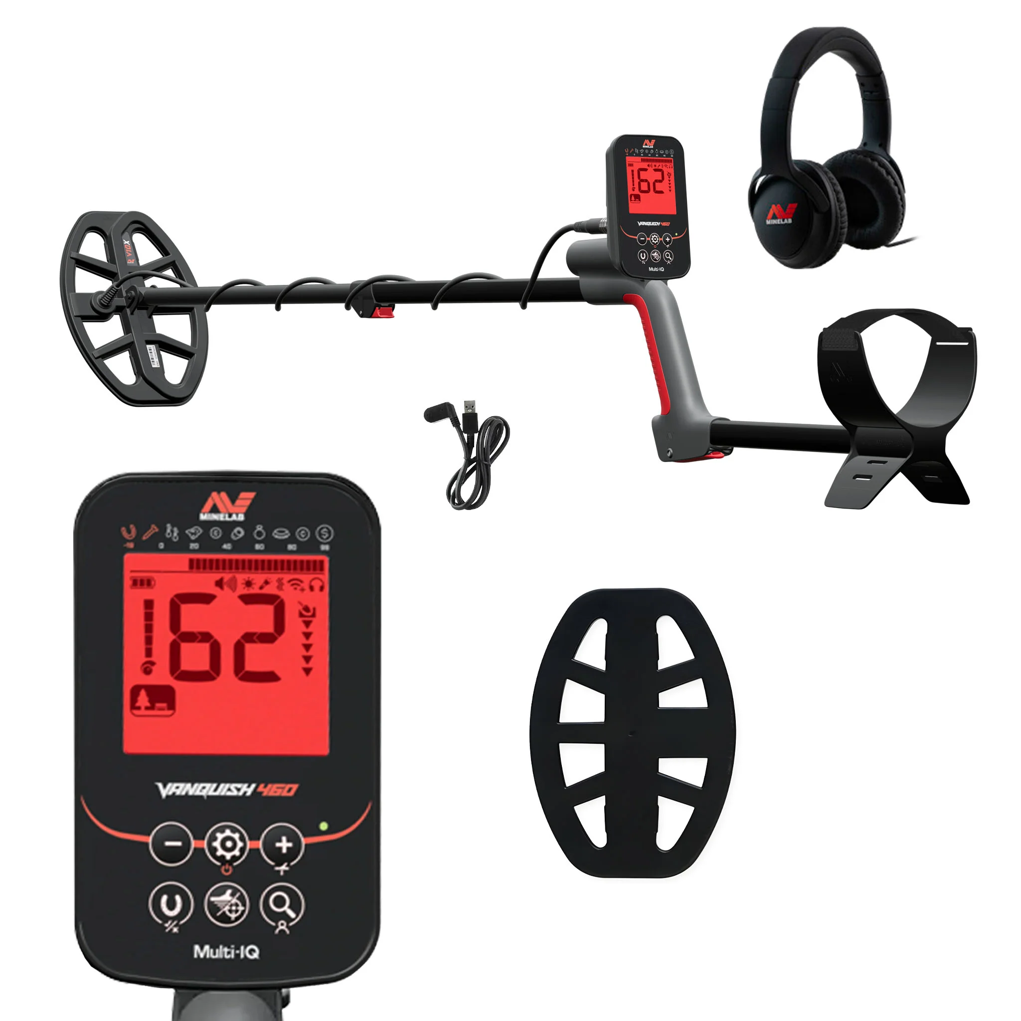 Minelab VANQUISH 460 Waterproof Multi-Frequency Metal Detector - Image 2