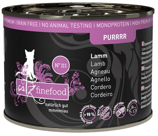 Catz Finefood Purrrr N.111 Jagnięcina puszka 200g - Image 1