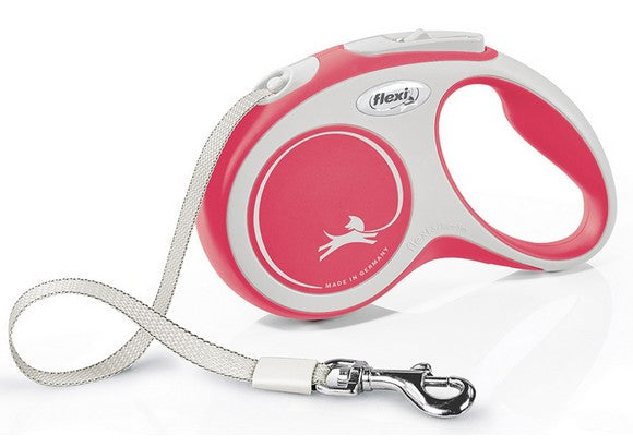 Flexi New Comfort Smycz taśma S 5m czerwona [FL-3523] - Image 1