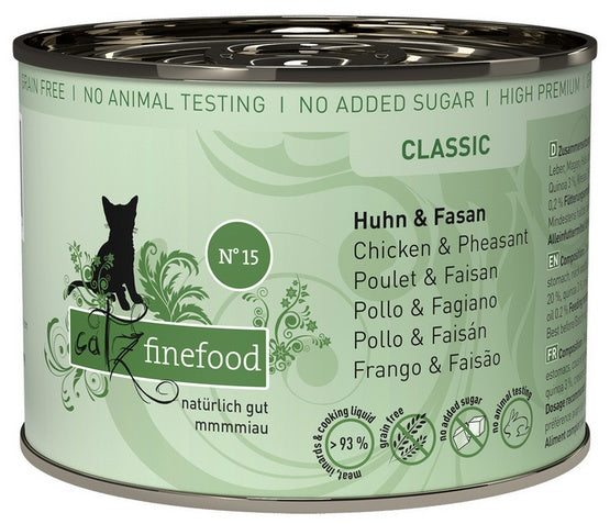 Catz Finefood Classic N.15 Kurczak i Bażant puszka 200g - Image 1