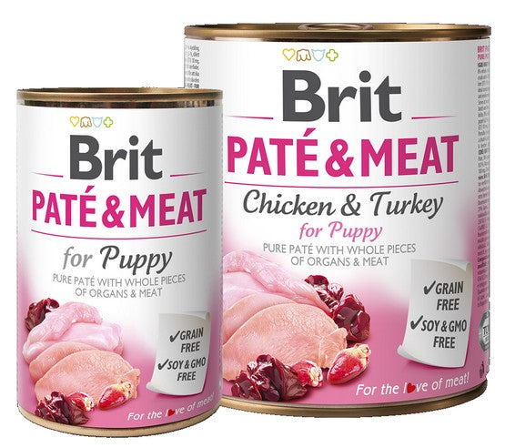 Brit Pate & Meat Dog Puppy puszka 800g - Image 2