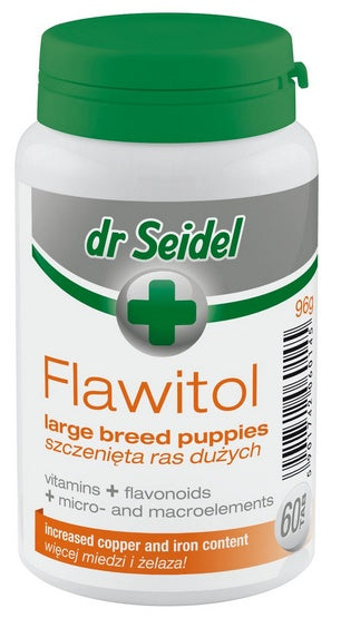 Dr Seidel Flawitol dla szczeniąt ras dużych 60 tabl. - Image 1