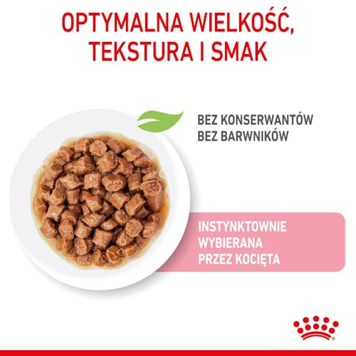 Royal Canin Kitten Sterilised karma mokra w sosie dla kociąt od 6 do 12 miesiąca życia, sterylizowanych saszetka 85g - Image 2