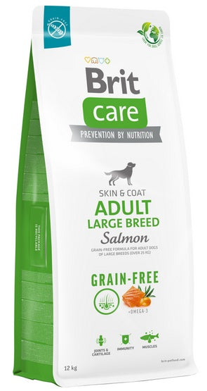 Brit Care Grain Free Adult Large Breed Salmon 12kg - Image 1