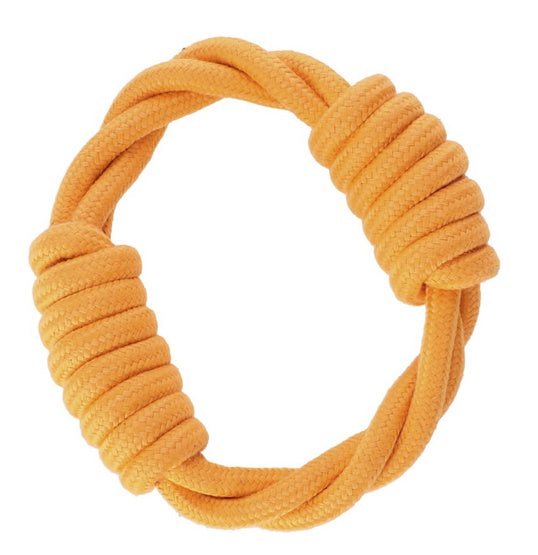 Dingo Zabawka dla psa - Ringo zaplatane Energy 18cm pomarańczowe - Image 1